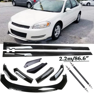 For Chevrolet Impala 2007-2020 Front Bumper Spoiler Body Kit / Side Skirt/Strut - Изображение 1 из 4