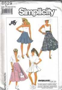 Simplicity 8629 Misses Circle Skirts Size 10-14 UNCUT FF - Picture 1 of 1
