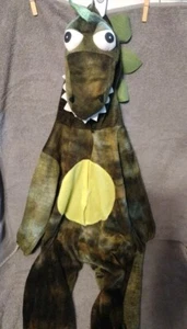 T-Rex Dinosaur Costume Toddler Size 3T-4T Jumpsuit Hood Rubies Roaring Rex - Picture 1 of 5