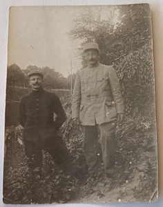 PHOTO MILITARIA - GISORS 1915 - Deux Soldats en Permission - Imagen 1 de 1