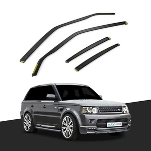Range Rover Sport MK1 2005-2012 5 Door SUV Wind Deflectors 4pc Tinted - Picture 1 of 10