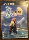 Final Fantasy X jeu vidéo PS2 complet dix étiquette noire ed. PlayStation 2 Vintg