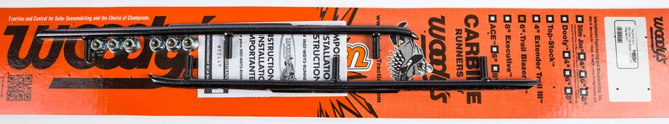 Woodys 1990-1993 Formula MX Ski-Doo 6" CARBIDE RUNNERS S-D TSD4-6150 Foto 1 de 1