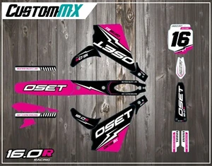 CustomMX: Graphics Kit to fit OSET 16.0 16.0r 2015 onwards - Decals / Stickers - Picture 1 of 1