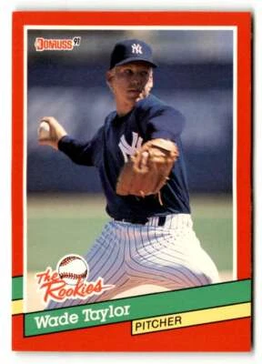 1991 Donruss The Rookies #34 Wade Taylor    New York Yankees Baseball C ID:52416 - Image 1 of 2