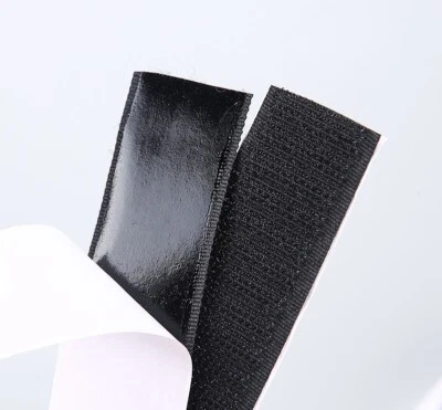 Klettband Set selbstklebend extra stark Klettverschluss Hakenband + Flauschband - Bild 1 von 4