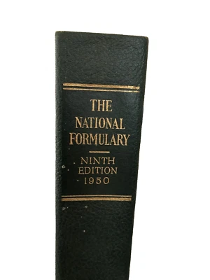The National Formulary 1950 9th Ed. American Pharmaceutical Association Foto 1 de 4