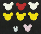 Lot De 8 Appliques Embellissement Motif Tête De Mickey