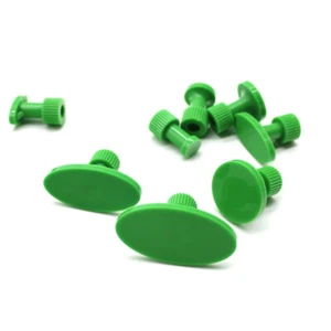 Green Smooth Surface Glue Tabs For Car Dent Puller System Dent Repair Tool Set - Picture 1 of 7