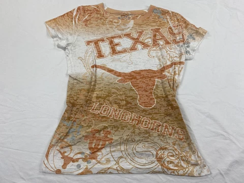 Texas Longhorns UT womens t shirt top M medium blue 84 thin Cover