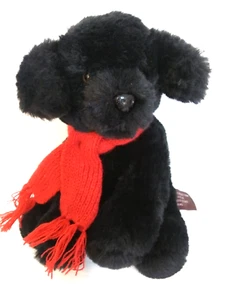 The Bearington Collection Stuffed Animal Puppy Dog  Black Lab Retriever 6.5" - Picture 1 of 5