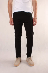Vaqueros hombre Replay M914 85B 07 098 bajo negro - Imagen 1 de 6