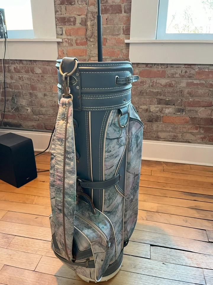 Bolsa de golf Cobra con 6 ranuras divisorias - retro vintage Foto 1 de 4