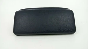 Nautica Sunglasses Case Hard Shell Large Blue Adult Travel Carrier Felt Lined - Picture 1 of 11