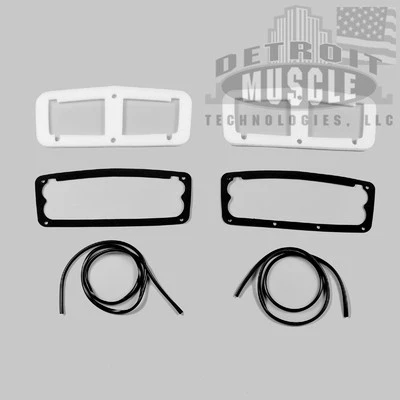 DMT Mopar 1964 64 Plymouth Belvedere Fury Savoy Taillight Gaskets WITH Trim Foto 1 de 2