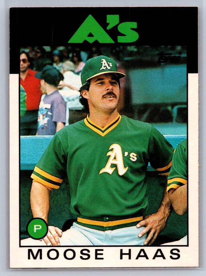 1986 Topps Traded #44T Moose Haas - Image 1 of 1