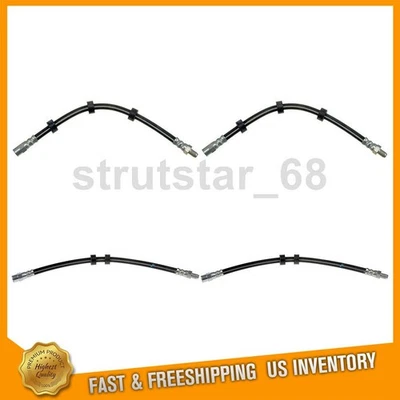 4 Front Rear Brake Line Brake Hose Fits Volvo 760 2.3L 2.8L Volvo 780 2.8L 2.3L - Image 1 of 4