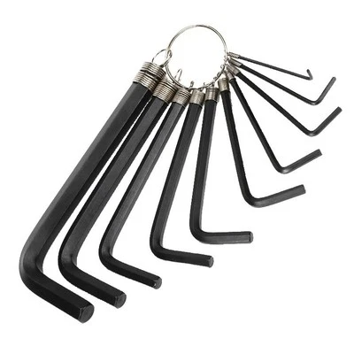 WORKPRO Hex Key Wrench Set 10pcs 1.5-10mm Allen Keys Ring Holder Metric - Image 1 of 4