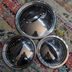 Kitchen Aid 18/10 Edelstahl verklebt gleichmäßiger Hitzeboden Soßenpfanne nur 3 Deckel - Bild 1 von 8