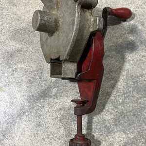 "RAR" Vintage Handkurbel Tisch Drahtbürste Kugellager Reiniger! Sehr cool - Bild 1 von 19