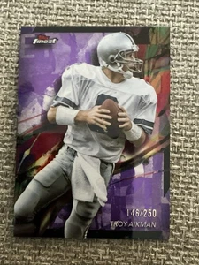 Troy Aikman 2024 Topps Finest Purple Refractor /250 Cowboys 🔥🔥 - Bild 1 von 2