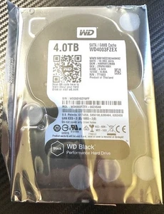Western Digital WD4003FZEX 4TB WD Black 3.5 SATA Desktop PC Internal Hard Drive - Picture 1 of 1