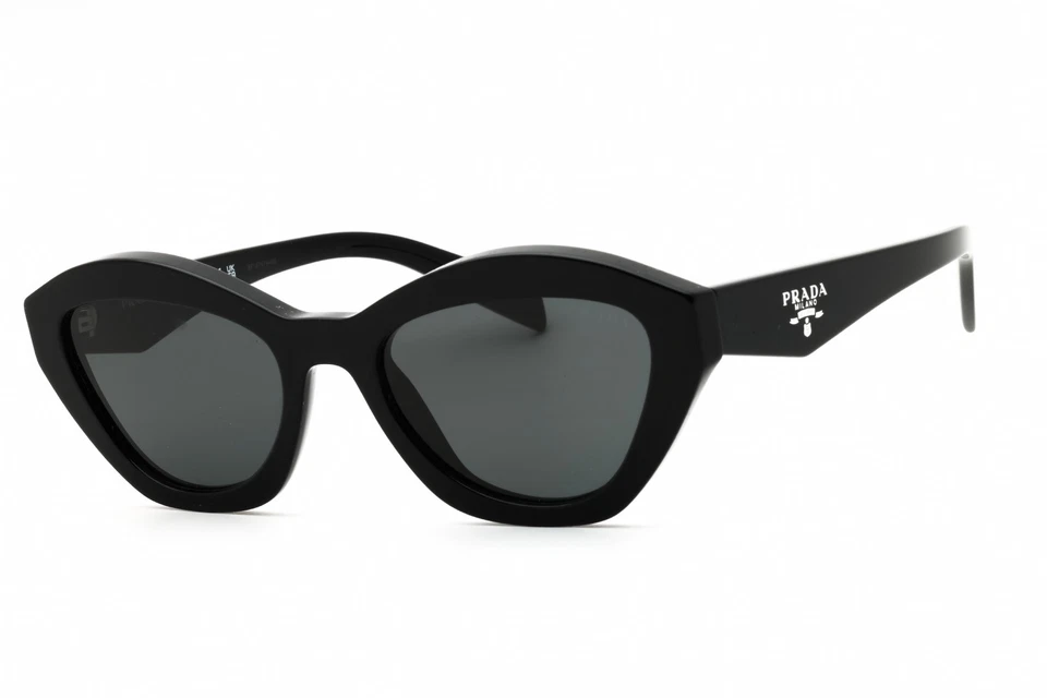 PRADA PR A02S 16K08Z Black Dark Grey Women's 52 mm Sunglasses