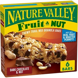 Nature Valley Kaufrucht und Nuss Müsliriegel, dunkel 6 Stück (1er Pack)  - Bild 1 von 3