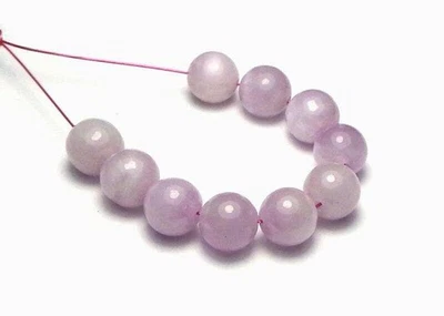 Cuentas redondas KUNZITE rosa 8 mm NATURALES 10 piezas Foto 1 de 2