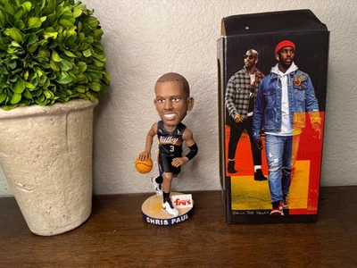 rare chris paul phoenix suns bobblehead fry's promotional figurine - Image 1 of 4