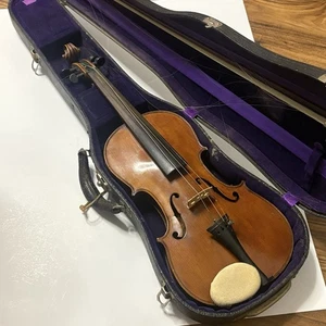 Vintage Nicolas Amati Conservatory Violin Flame Maple Back & Sides Bow & Case - Picture 1 of 24