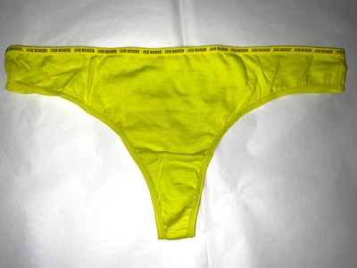 Tanga bragas vintage Joe Boxer firma cintura algodón talla 7 Foto 1 de 4