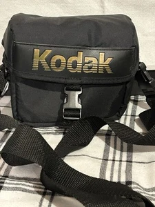 Bolsa de cámara Kodak 35 mm negra vintage años 80 con correa - Imagen 1 de 4