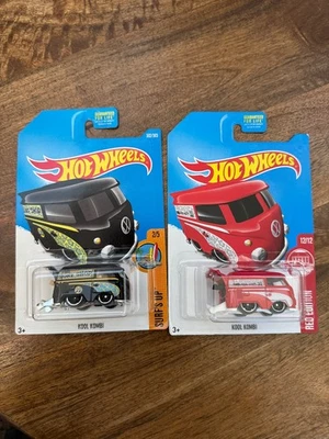 2017 Hot Wheels Kool Kombi Black Mainline & Red Edition Target Exclusive VHTF - Image 1 of 4