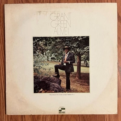 GRANT GREEN Alive! LP on Blue Note VG++ 1971 jazz funk samples idris muhammad - Image 1 of 4