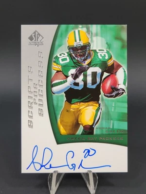 2005 SP Authentic Football Scripts For Success AHMAN GREEN Auto SS-AH - Image 1 of 4