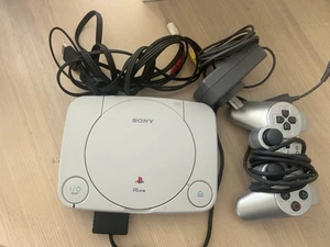 PlayStation One Console Sony PS1 SCPH-102 DualShock 2 Controller And Cables - Picture 1 of 9