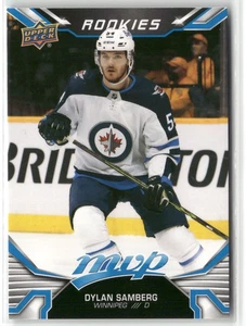2022-23 Upper Deck MVP Dylan Samberg RC Rookie Winnipeg Jets #233 - Afbeelding 1 van 2