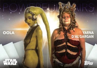 Women of Star Wars (Topps 2020) POWERFUL PAIRS Trading Card Insert PP-20 - Image 1 of 2
