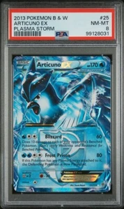 Articuno EX (Team Plasma) 25/135 Pokemon Plasma Storm Holo - PSA 8 - Imagen 1 de 4