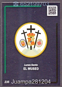 EL MUSEO #235 LUNES SANTO ESTAMPA HOLY CARDS SEMANA SANTA 2024 SEVILLA - Imagen 1 de 2