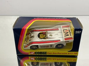 CORGI TOYS 397 PORSCHE 917-10 CAN AM AUDI L&M #6 -WHITE 1:36- GOOD IN BOX - Picture 1 of 8