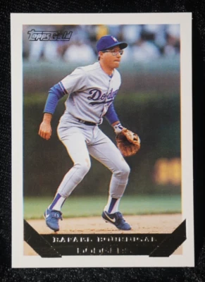 RAFAEL BOURNIGAL—1993 Topps Gold Parallel Insert #651—ROOKIE CARD - Image 1 of 2