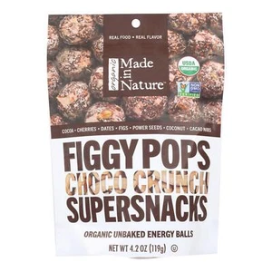 Made in Nature Figgy Pops - Choco Crunch - Case of 6 - 4.2 oz - Picture 1 of 2