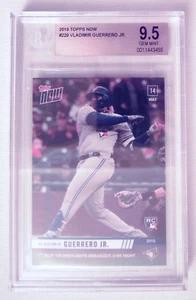 Vladimir Guerrero Jr. 2019 Topps Now #229 RC Rookie Blue Jays BGS 9.5 GEM MINT - Picture 1 of 2