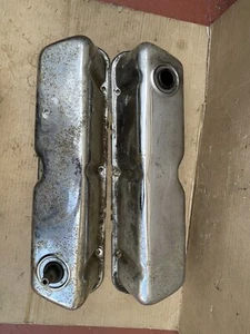 1965 1966 FORD MUSTANG USED 289 CHROME VALVE COVERS-FORD V8 289 302 - Picture 1 of 14