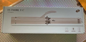 Brand New SEALED T3 Twirl Ceramic Curling Iron 1 ¼ Inch- Rose pink - Picture 1 of 4