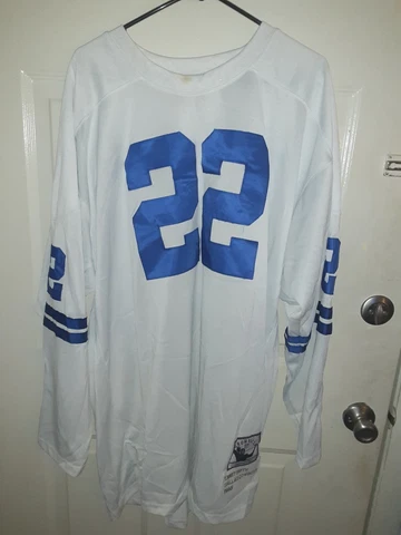 🔥VTG "Mitchell & Ness" Long-Sleeved Jersey Emitt Smith 1995 Cowboys Size 58 Cover