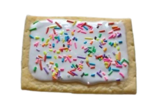 HANDMADE Display Faux Food Prop Pop Tart Toaster Pastry W/ Vanilla Icing & Sprinkles New
