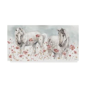 Trademark Fine Art 'Wild Horses III' Canvas Art by Lisa Audit 10x19 - Picture 1 of 6